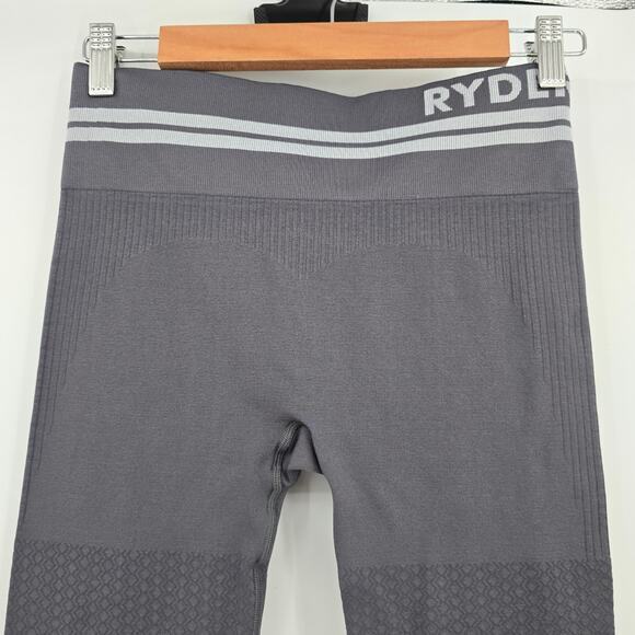 Ryderwear Women's‎ Active Seamless Luxe Legging With Stripes Gray Size Small - Picture 7 of 13